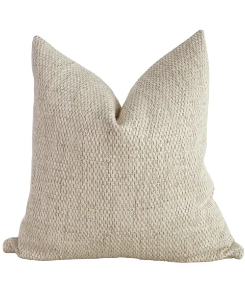 White Sands Pillow Cover (Textured Taupe)
