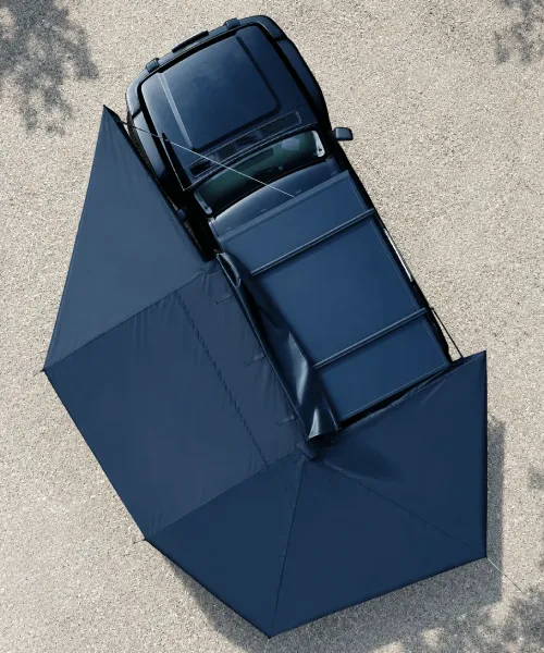 TopOak 270° Awning System — pricing at topoakoverland.com