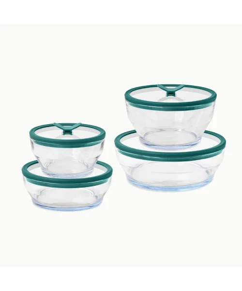 Anyday 8-Piece Glass Round Dish Set