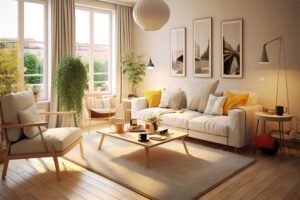“Nordic Tranquility: Embrace the Essence of Scandinavian Serenity with Simple Elegance in Interior Design”