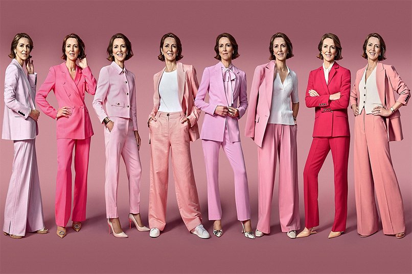 Experience Elegance: A stylish affair with the left or right pink trousers and pink jacket from Zara