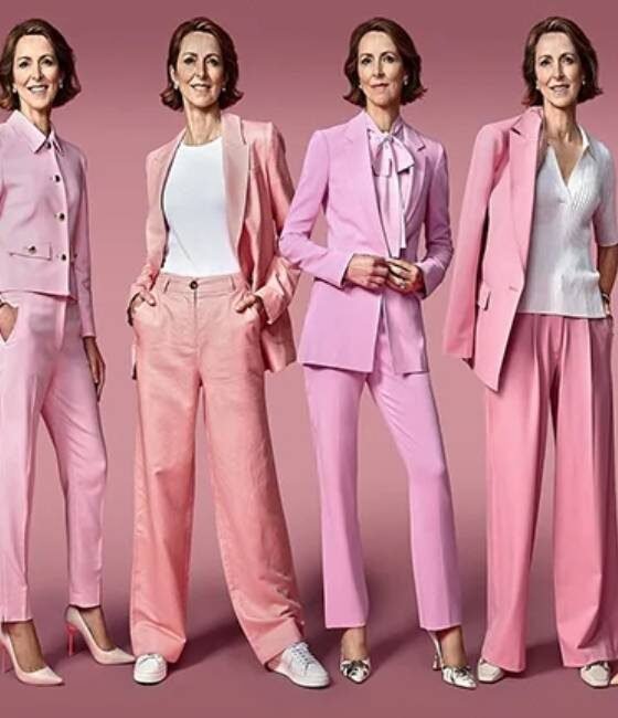 Experience Elegance: A stylish affair with the left or right pink trousers and pink jacket from Zara