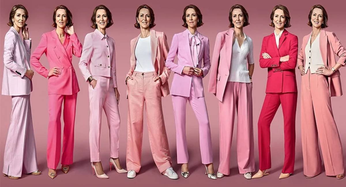 Experience Elegance: A stylish affair with the left or right pink trousers and pink jacket from Zara